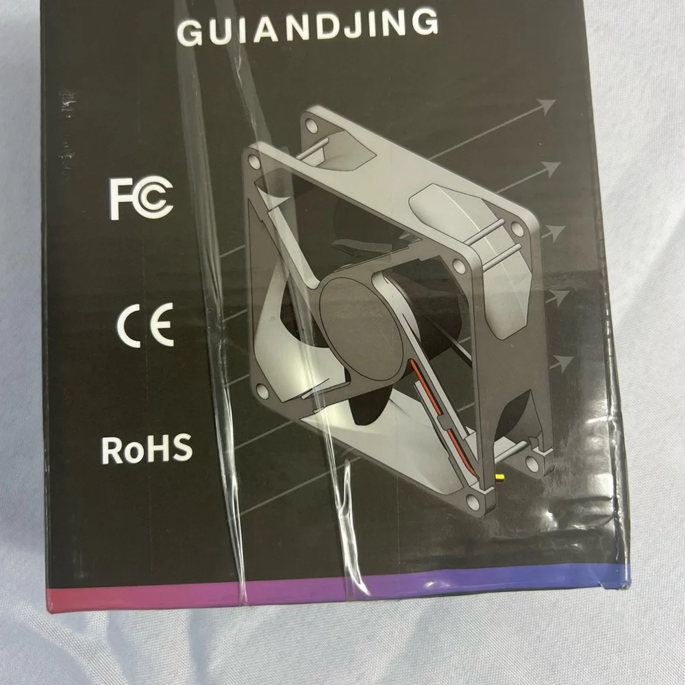 🌀 GUIANDJING 120mm DC 12V Cooling Fan – Quiet Computer Case Fan
